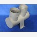 Air flow distribution 1x5"+2x4" 
